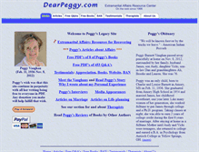 Tablet Screenshot of dearpeggy.com